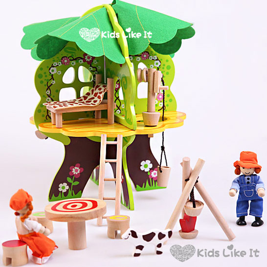 Wooden Play Tree House - Diy Projects